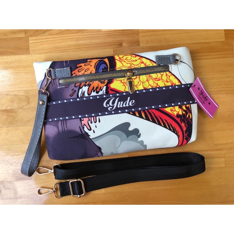 YUDE!! CLUTCH WANITA BAHAN KANVAS / HANDBAG FASHION CEWE TERBARU / TAS KONDANGAN