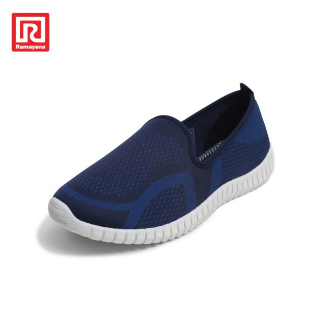  Ramayana  LOGGO Sepatu  Sport Pria  Boost 301 Biru Tua 