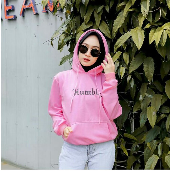 Humble Hoodie - Jaket Hoodie Wanita-Sweater Tebal pria-wanita BAYAR DI TEMPAT-4