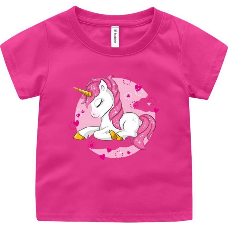 ((IB))KAOS ANAK PEREMPUAN/UNICOR DUDUK SABLON DIGITAL
