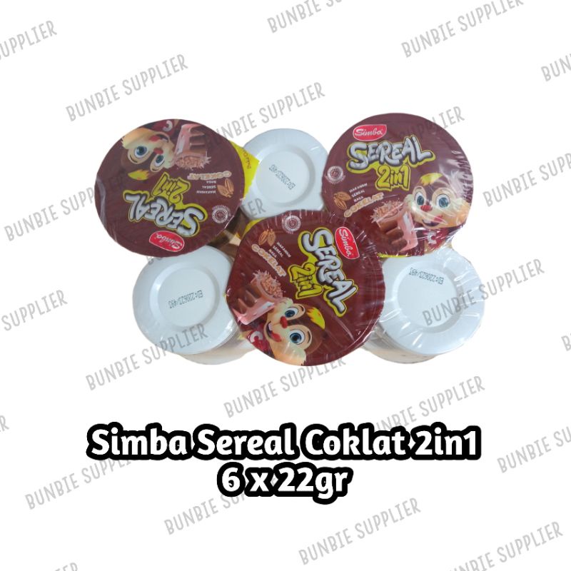 

Simba Sereal Coklat Cereal 2in1 6pcs x 22gr