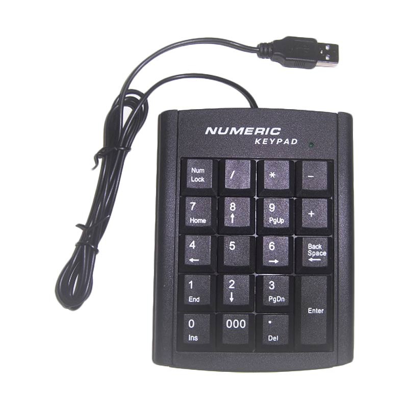 NUMERIC | KEYBOARD USB CENTRO NUMERIC (BLACK)