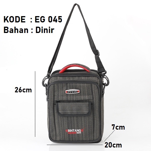 Tas Selempang Sling Bag Pria Cowok Distro Premium Terbaru