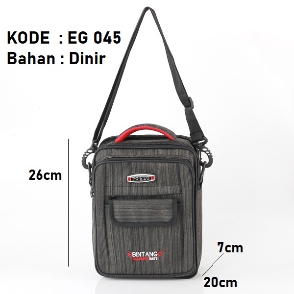 Tas Selempang Sling Bag Pria Cowok Distro Premium Terbaru