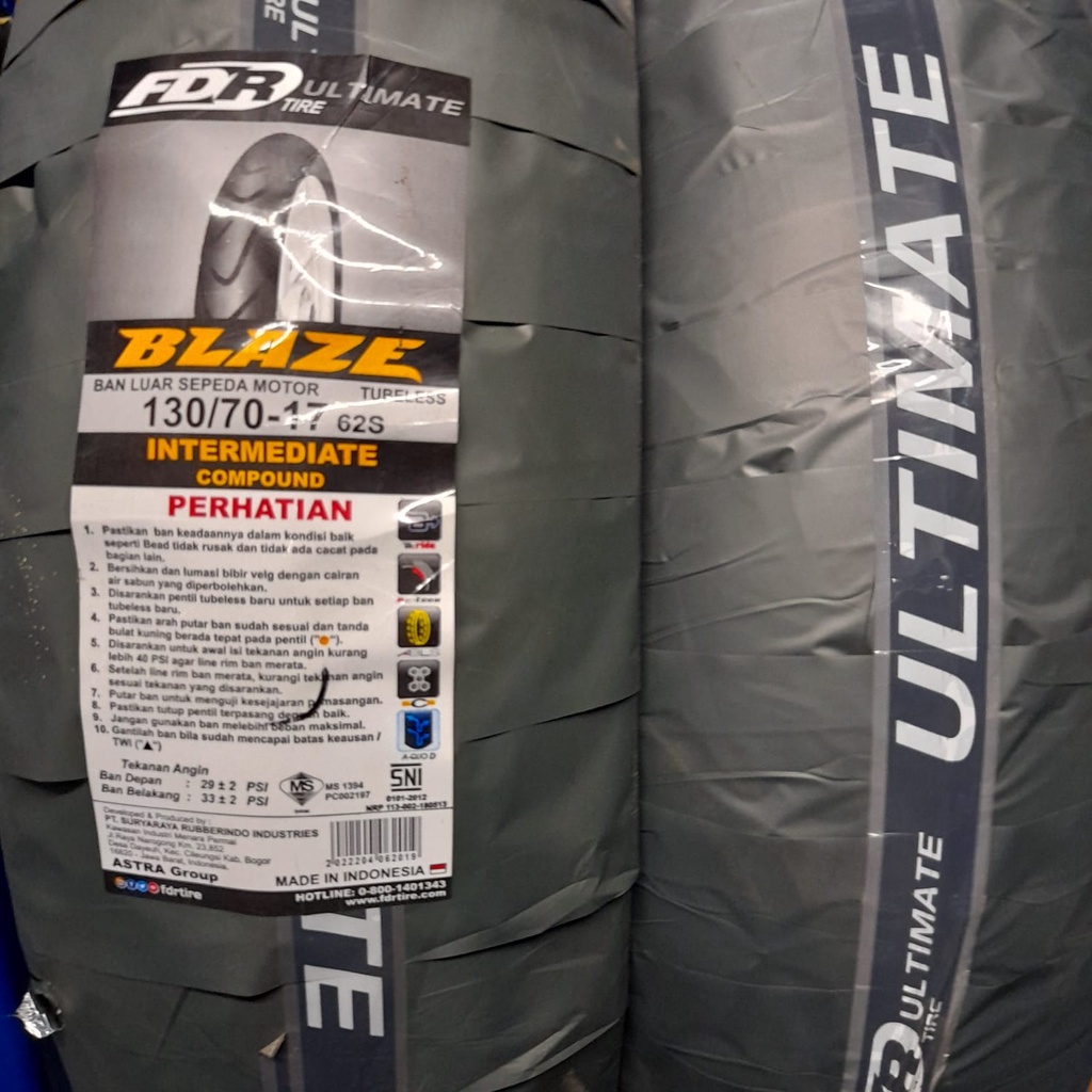 Ban motor Sport FDR Blaze 130 70 17 Tubeless