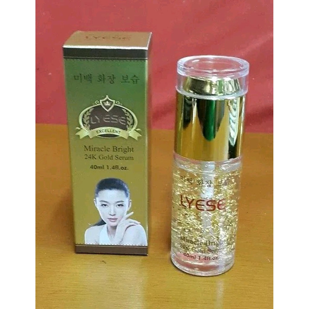 Unik Serum Lyese Gold Miracle Bright 24K Gold Serum Original Limited
