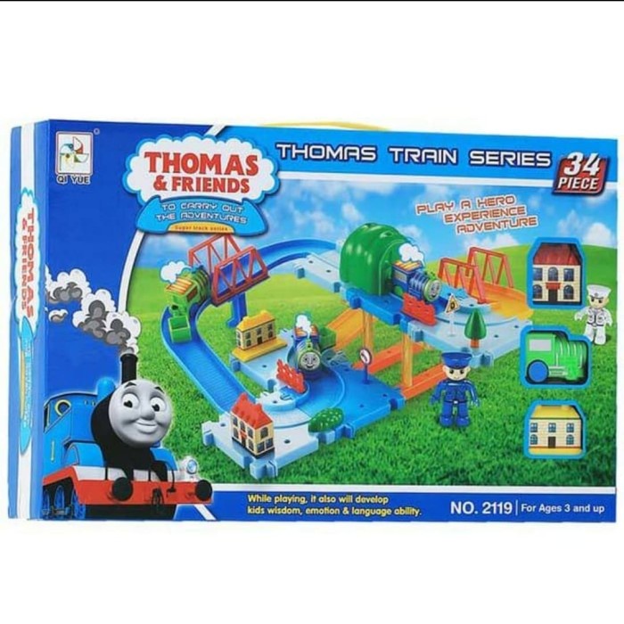 track thomas train kereta api jalur jembatan carry out adventure