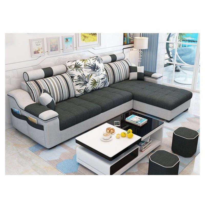 Jual (L01) Sofa Minimalis L Standar Full Set | Shopee Indonesia