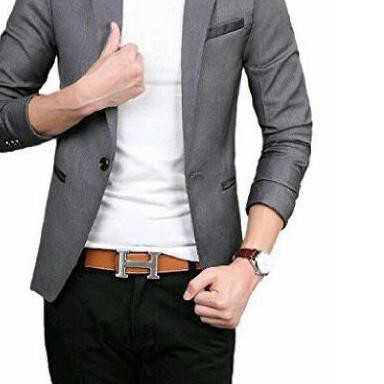 ✰ Jas Pria / Jas Kantor / Jas Blazer / Jas Safari / Jas Sekolah / Jas Abu Lis Putih High Quality ♀