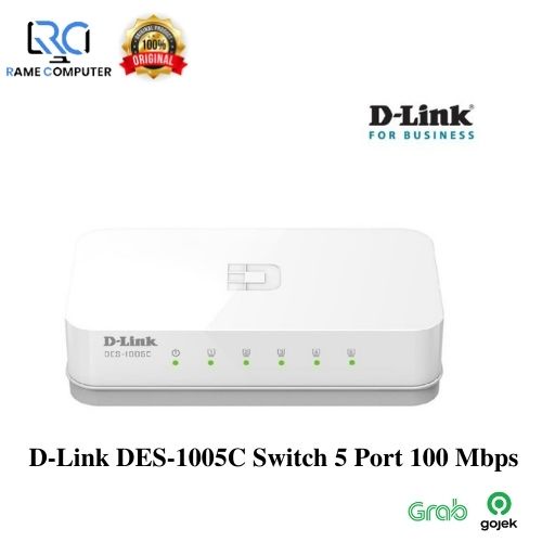 D-Link DES-1005C 5-Port 10/100 Mbps Unmanaged Switch