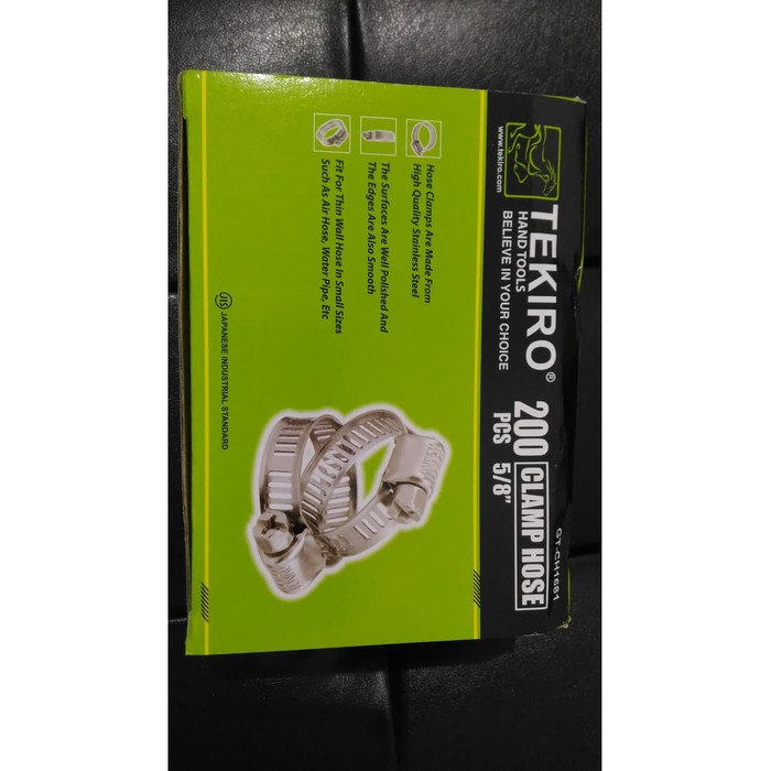 TEKIRO - KLEM SELANG 5/8&quot; CLAMP HOSE 1 DUS ISI 200 PCS GROSIR MURAH