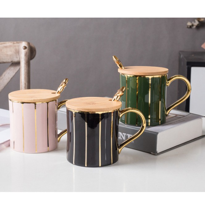 Cangkir Tea Set Unik Sablon Warna Emas High Quality Nordic Cangkir Tea Set Unik Sablon Warna Emas High Quality Nordic