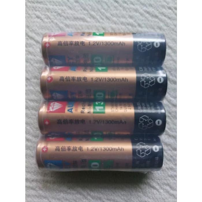 Dijual Batre Baterai Cas Rechargeable AA A2 Auldey 1.2V 1300mAh