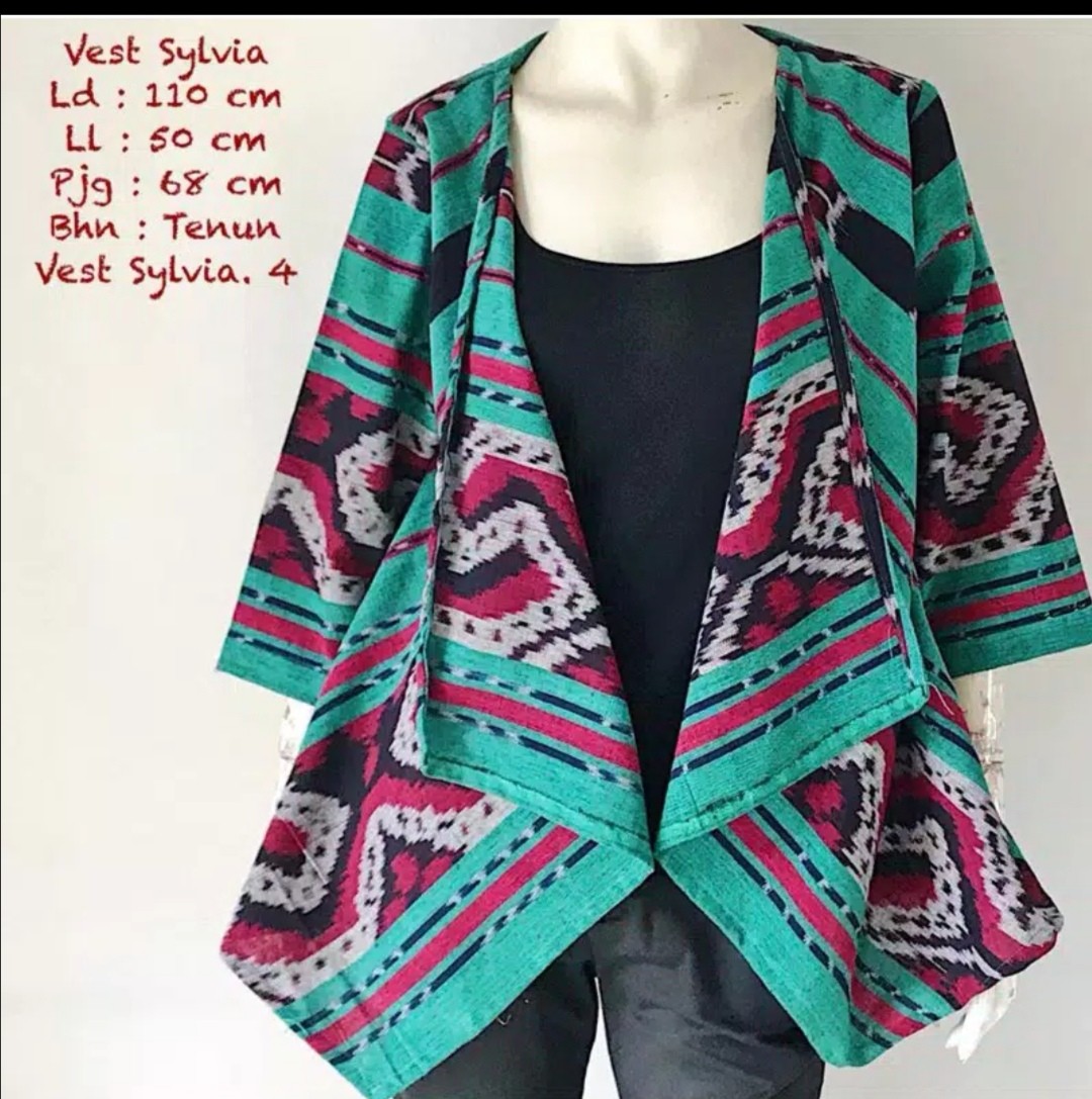 Vest Sylvia Tenun