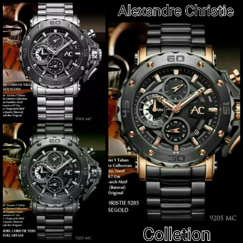 Jam Tangan Pria Alexandre Christie Colletion  9205 AC9205 AC 9205 [ Original]