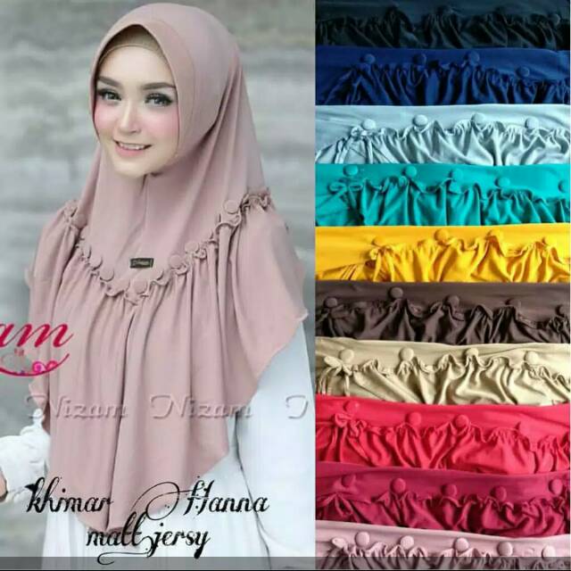 Jilbab HANA NIZAM bahan licra