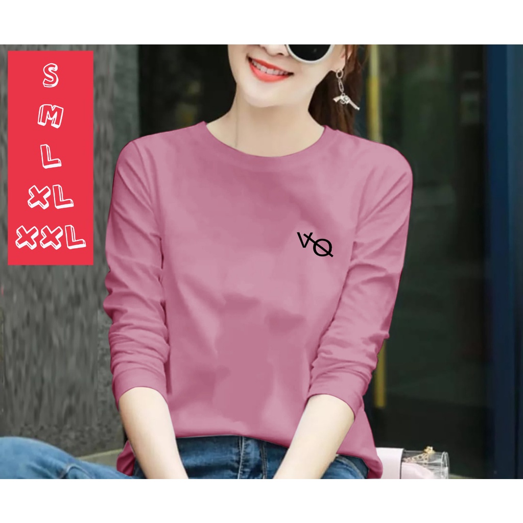 BISA COD ~ BAJU ATASAN VO GIRL (S,M,L,XL,XXL) TERBARU ~ BAJU WANITA LENGAN PANJANG KEREN DAN KEKINIAN