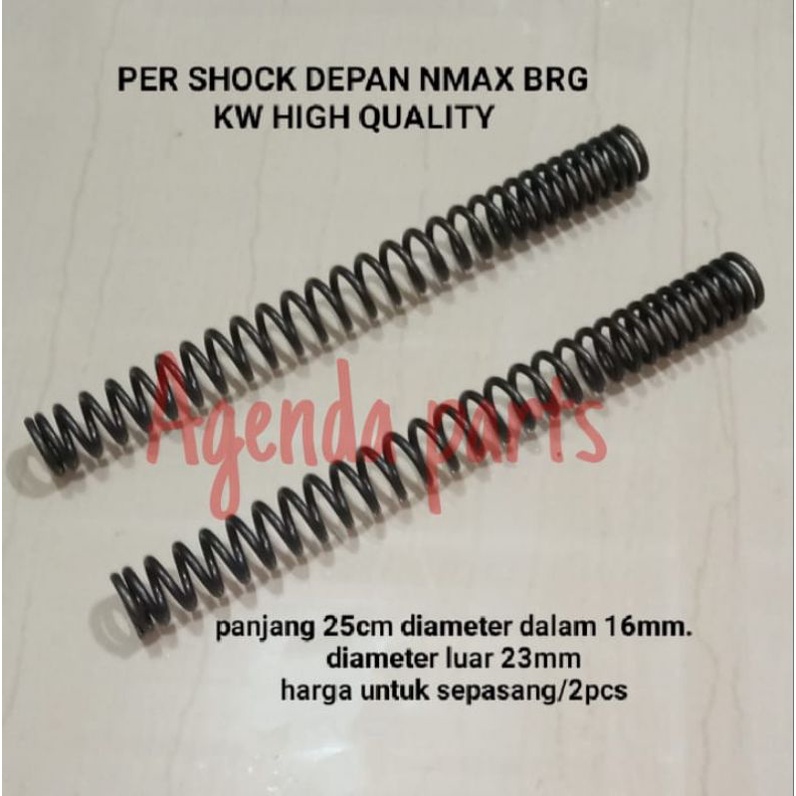 PER SHOCK DEPAN NMAX OLD.NEW NMAX BARANG KW QUALITAS PREMIUMPANJANG 25cm.