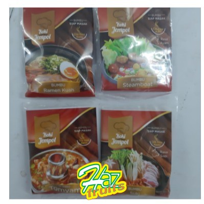 

BUMBU TOMYAM, SUKI, STEAMBOAT, RAMEN @ 60 GRAM KOKI JEMPOL