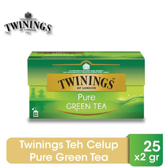

Twinings Teh Celup Pure Green Tea 25x2gr - tth1883