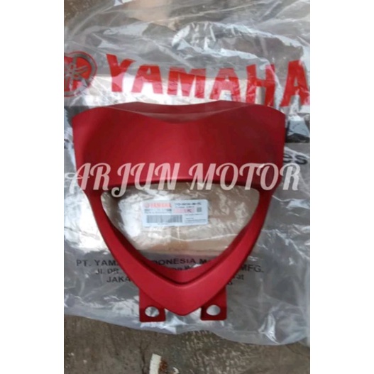 BATOK DEPAN COVER LAMPU DEPAN FINO GRANDE MERAH DOFF ORIGINAL
