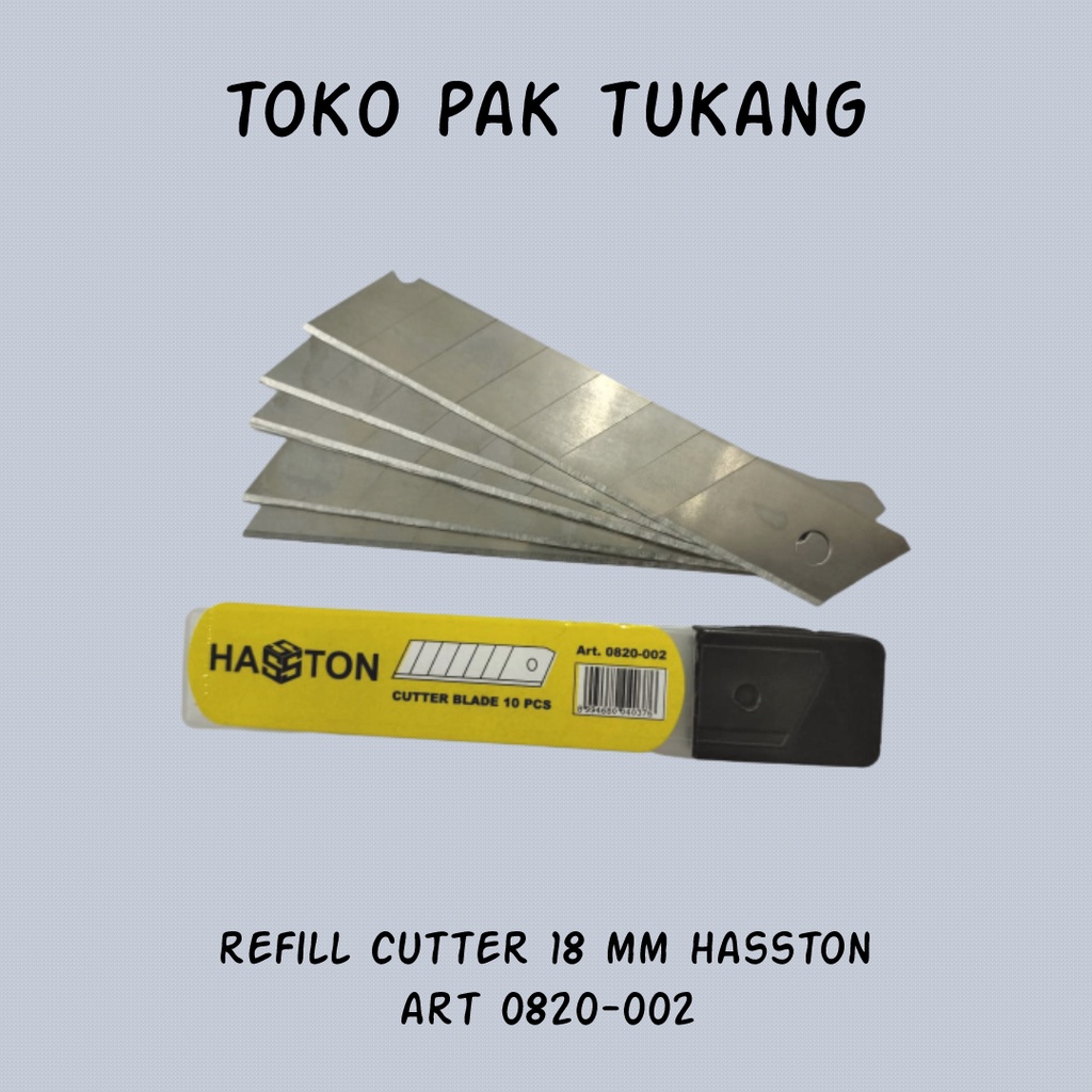 

Refill Cutter 18 mm Hasston 0820-002 / Isi Ulang Cutter