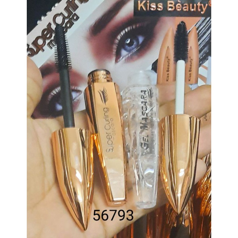 PAKET MASCARA KISS BEAUTY SUPER CURING BELI 1 GRATIS 1