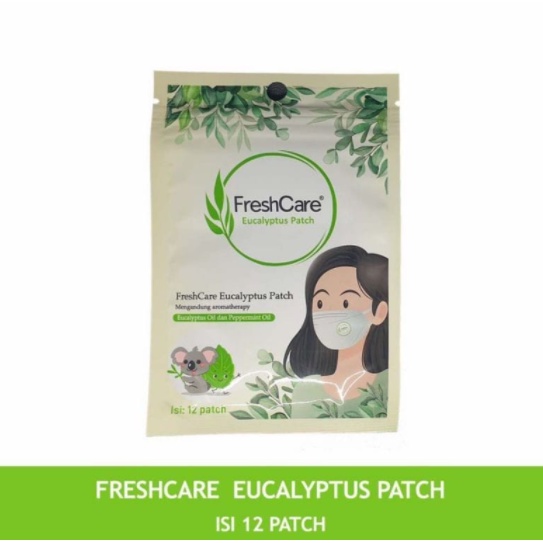 [Ready] Fresh Care Eucalyptus Patch isi 12 Patch - FreshCare Sticker Minyak Kayu Putih