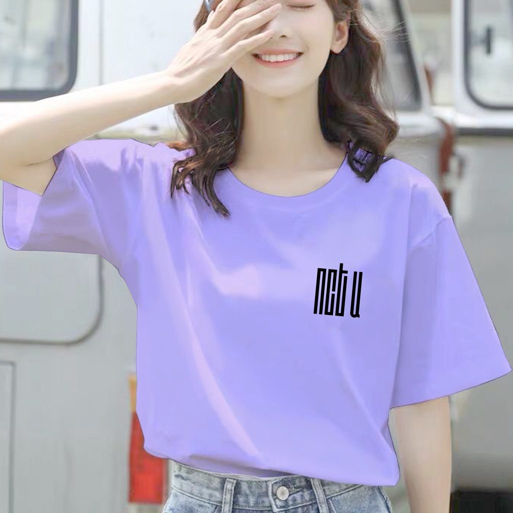 CALVIERO SHOP - BAJU KAOS ATASAN WANITA PRINT LOGO NCT YOU