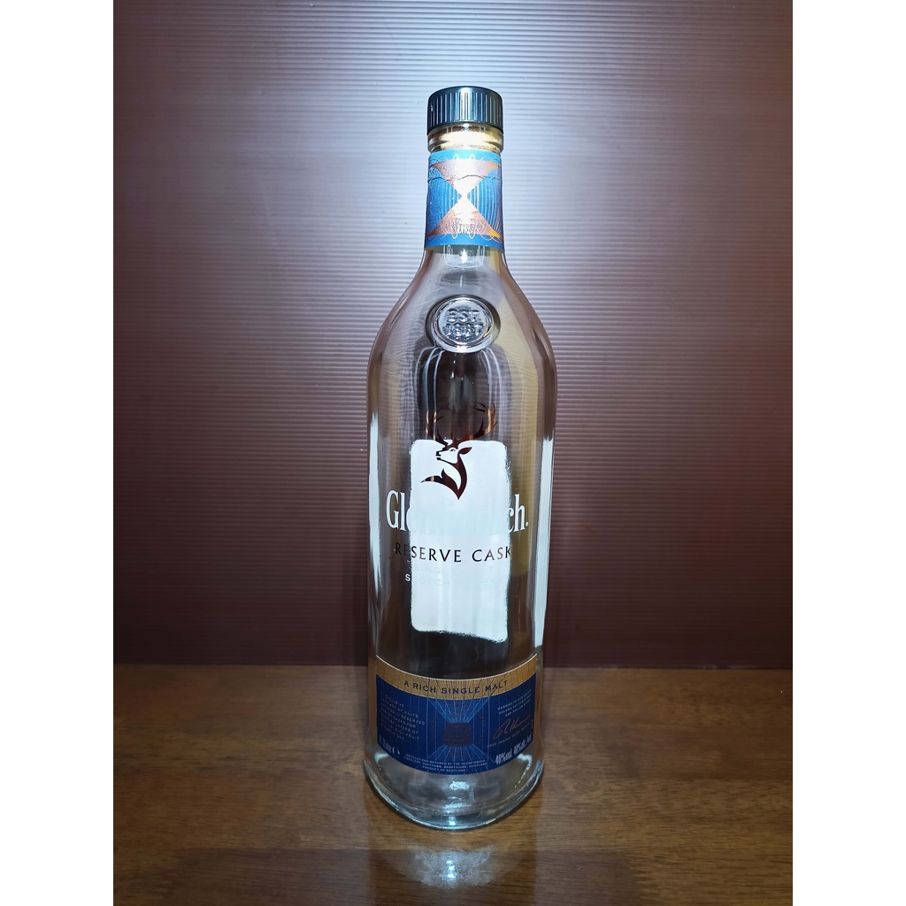 Botol bekas miras Glenfiddich Reserve Cask 1 Liter