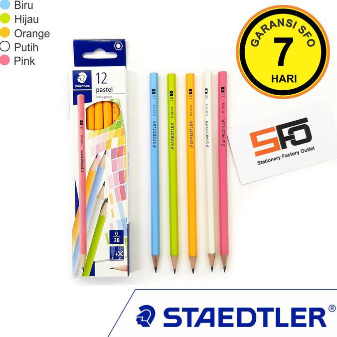 

Best Produk] Pensil Staedtler Norica Pastel 2B (Original) - Merah Muda