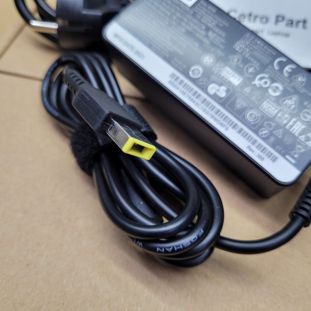 Adaptor Charger Laptop Lenovo (20v - 2.25a) USB ORIGINAL BERGARANSI