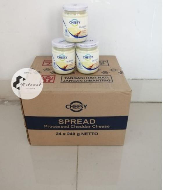 

(kts-491) Keju Oles Spread Cheddar CHEESY 240Gr Murah Meriah Berkualitas #
