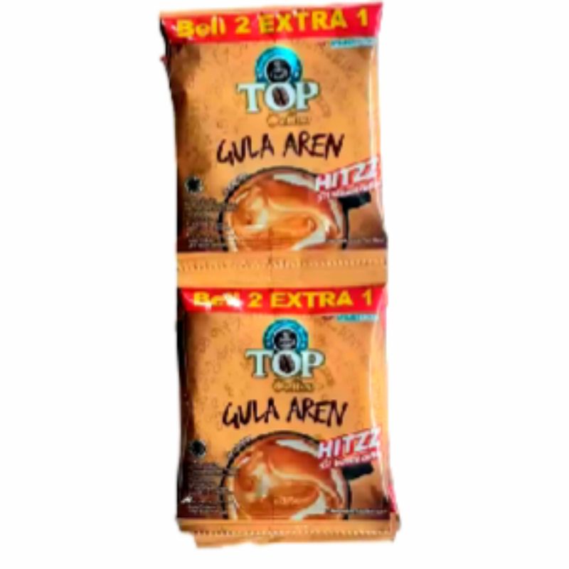 TOP COFFEE GULA AREN 22gr ISI 15 Sachet