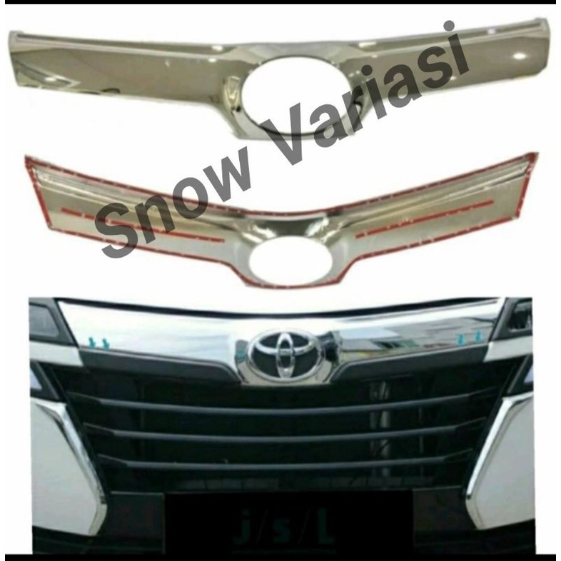 Hood moulding Avanza Xenia 2019-2021 chrome