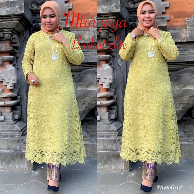 Tunik brukat elite ori mira jaya bludru