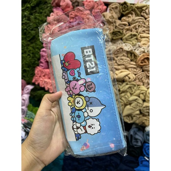 

Tempat pensil kain bts