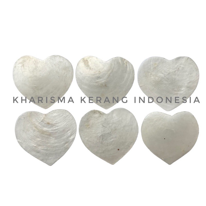 CAPIZ SHELL LOVE SHAPE KERANG CAPIZ KERANG SIMPING KULIT KERANG SIMPING KULIT KERANG CAPIZ CANGKANG 
