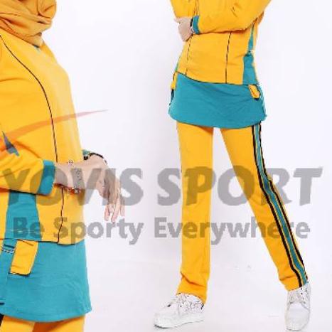 ✥ Stelan senam wanita /baju senam /celana senam Yovis Sport ➢