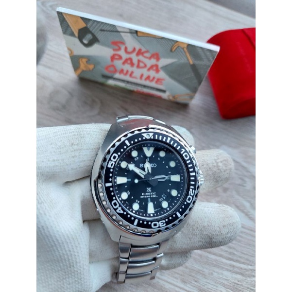 Jam tangan diver bekas Seiko Prospex Kinetic 200m original
