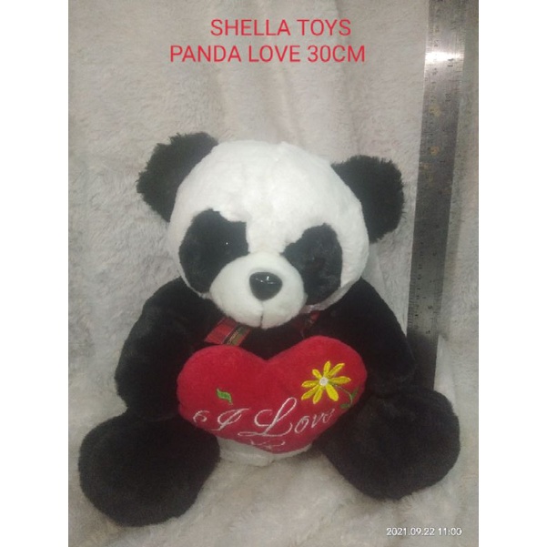 BONEKA PANDA LOVE TINGI 30CM