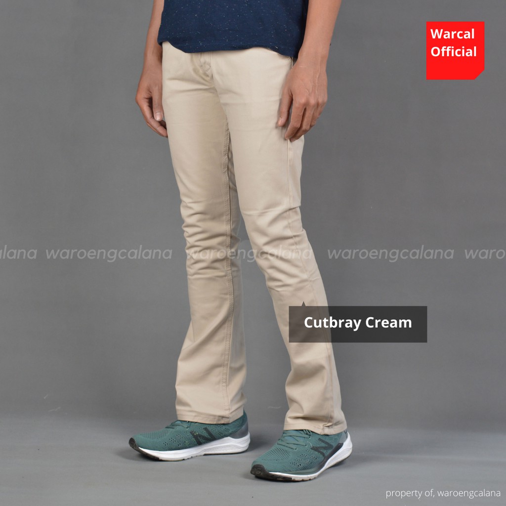 Varius Celana Cutbray Chino Cream