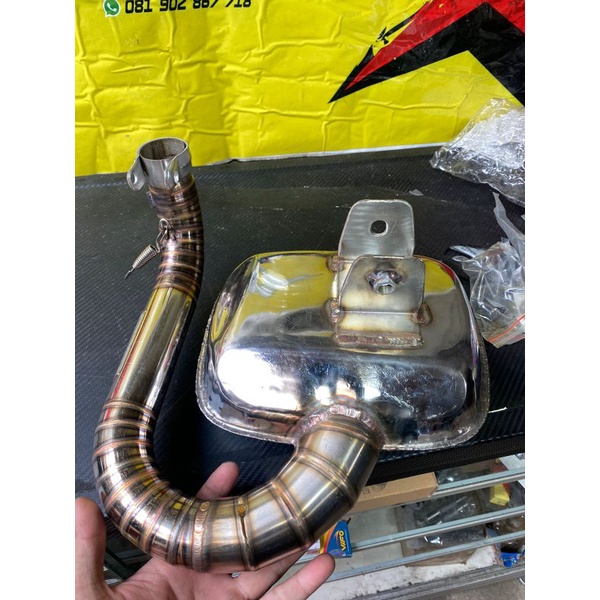 knalpot Big Box Vespa DRC Racing