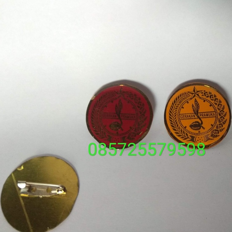 TATOP FIBER PI / MERAH / KUNING / TANDA TOPI PI / PIN BONI