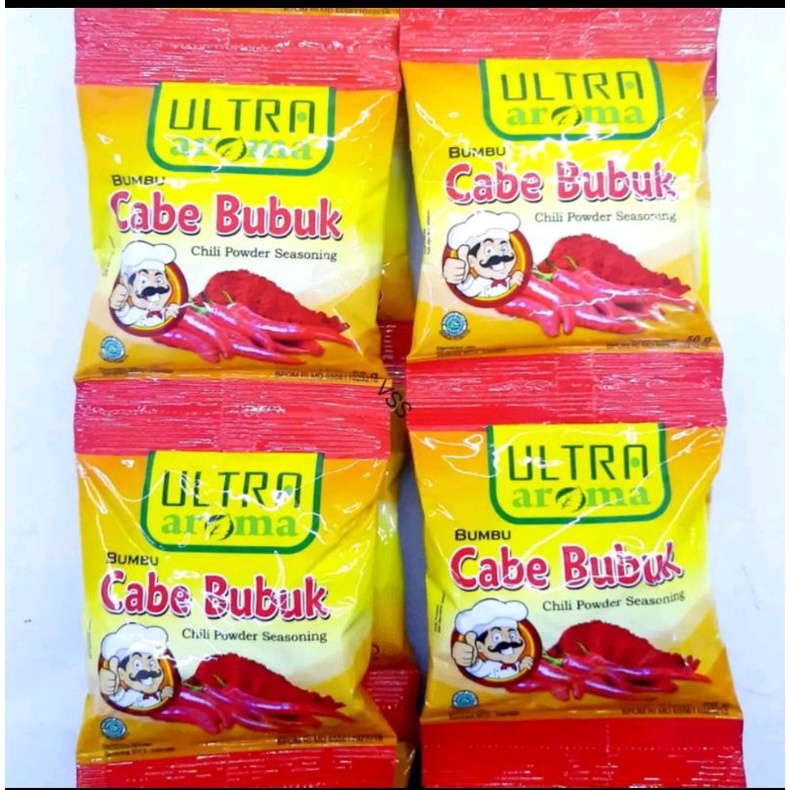 Ultra Aroma Cabe Bubuk 50gr / Cabe Bubuk 50gr Ultra Aroma