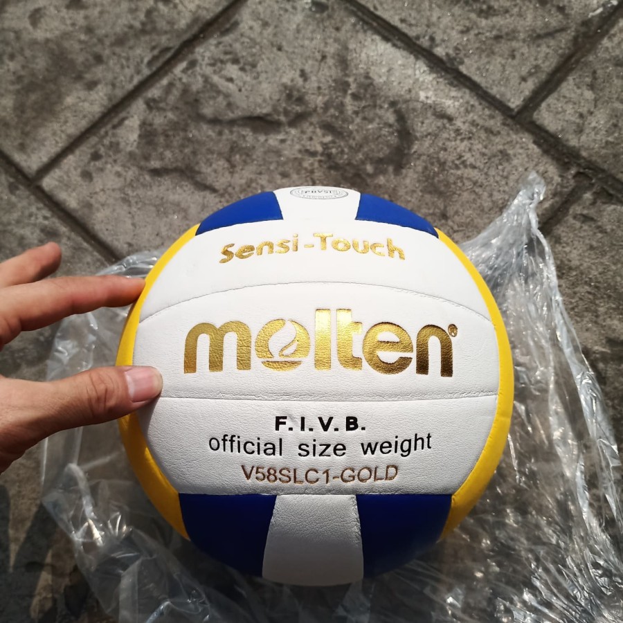 BOLA VOLI / VOLLY / VOLLEY MOLTEN GOLD THAILAND FREE PENTIL