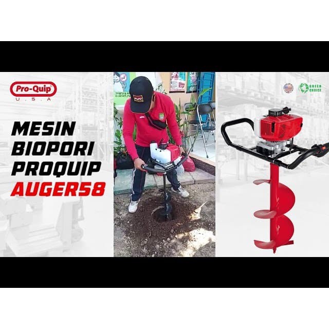 Mesin Bor tanah diameter 25 cm PROQUIP AUGER58