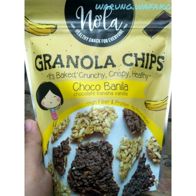 

Nola Granola Chips Choco Banana 100 gram