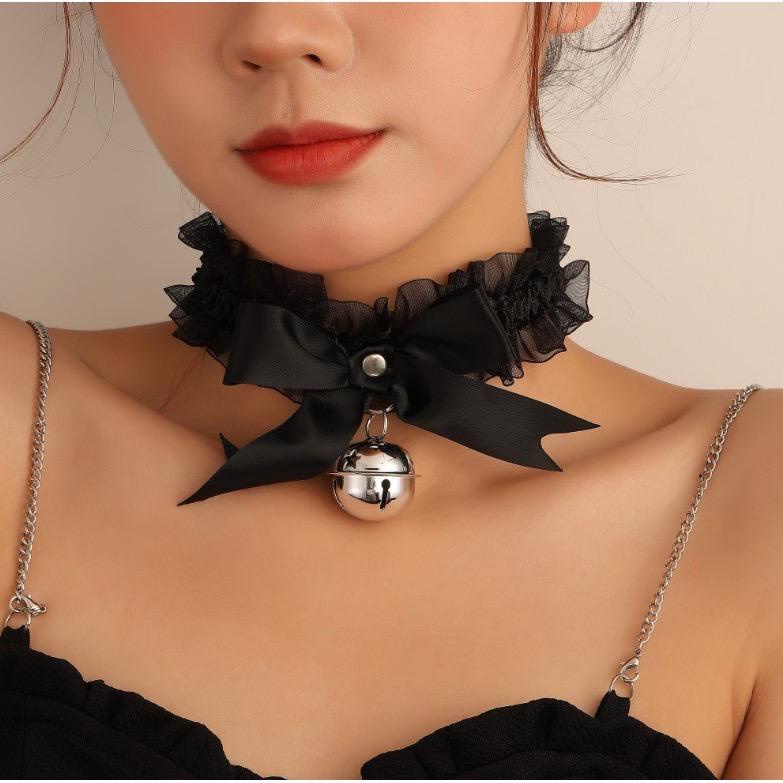 rcsbeauty - Kalung choker lonceng besar kalung lonceng