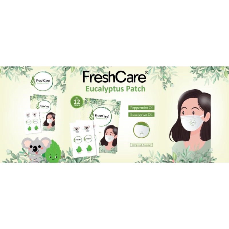 FreshCare Eucalyptus Patch 12 patch Masker